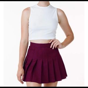 NWOT Los Angeles Apparel Tennis Skirt